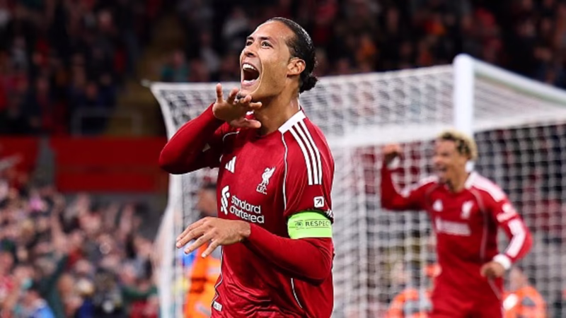 Champions League: Van Dijk’s Last-Minute Header Seals Liverpool’s 3-2 Thriller Over Atlético Madrid